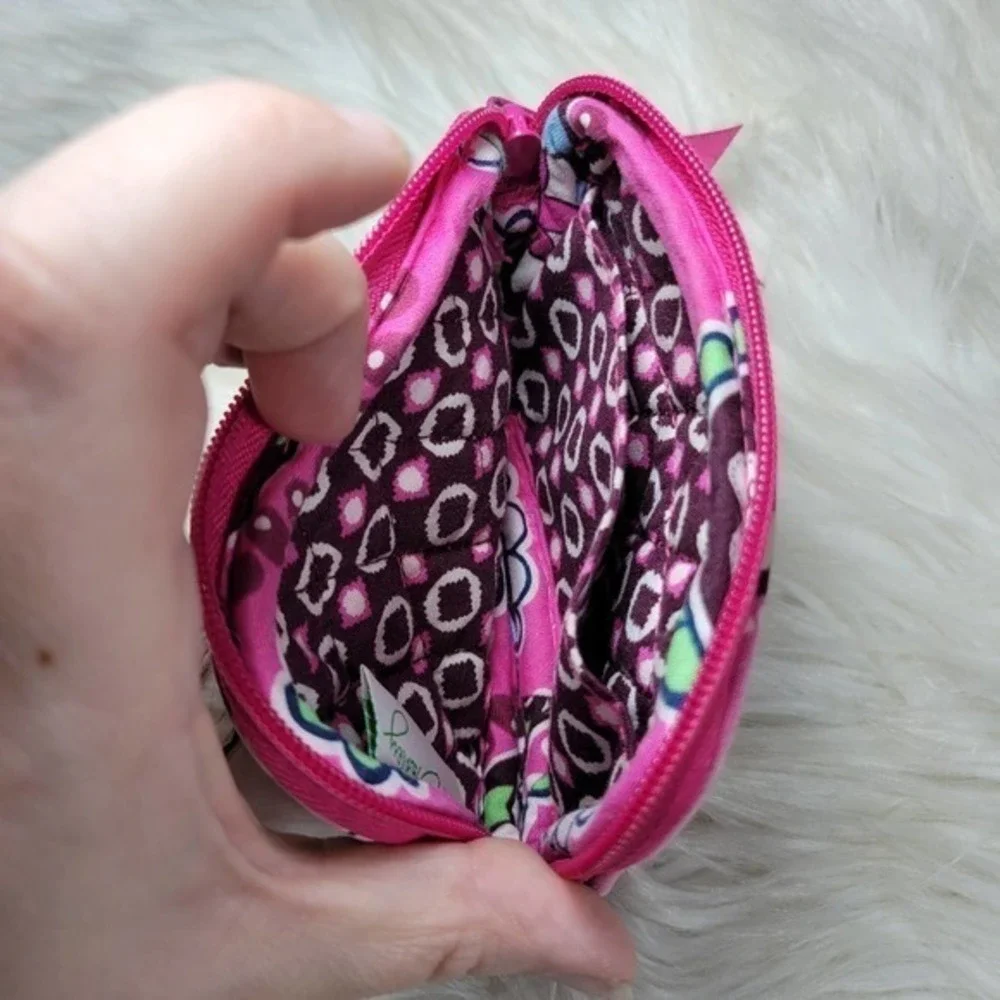 Vera Bradley Cupcakes Pink Zip Wristlet